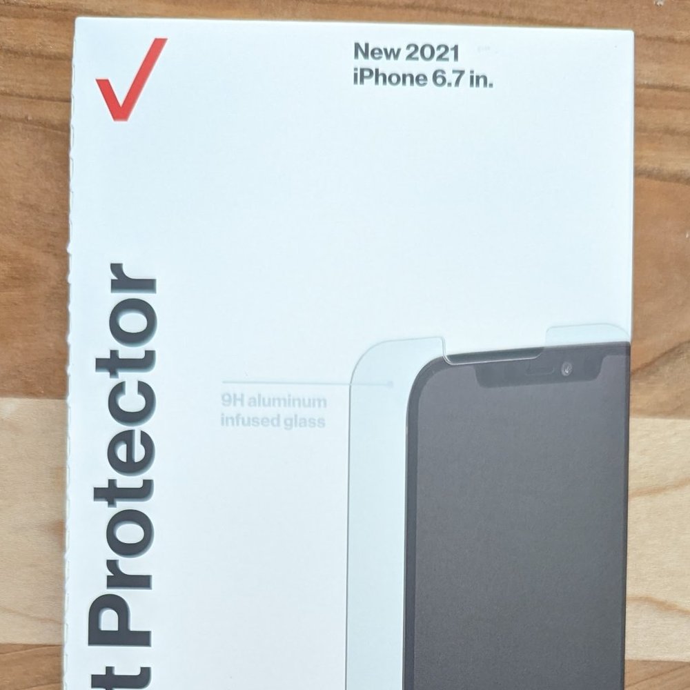 Verizon Blue Light Tempered Glass Screen Protector for iPhone 13 Pro Max
